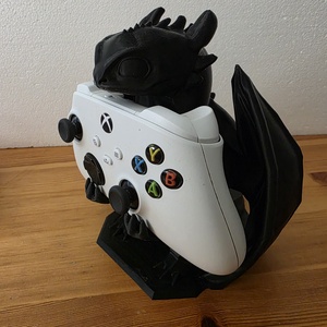 Fogatlan sárkány kontroller tartó / Xbox PS konzol állvány - otthon & életmód - tárolás & rendszerezés - kontroller tartók - Meska.hu