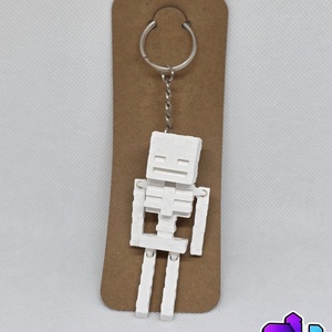 Minecraft Skeleton mozgatható kulcstartó - Meska.hu
