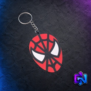 Marvel Pókember maszk kulcstartó - Meska.hu