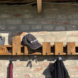 Új Handmade/Kézműves raklap fa fogas,polc. , Otthon & Életmód, Bútor, Fogas, Famegmunkálás, MESKA