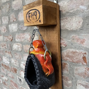 Új Handmade/Kézműves raklap fa lámpa tartó, dekoráció., Otthon & Életmód, Ház & Kert, Kerti lámpa, Famegmunkálás, MESKA