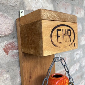 Új Handmade/Kézműves raklap fa lámpa tartó, dekoráció. - otthon & életmód - ház & kert - kerti lámpa - Meska.hu