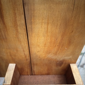 Új Handmade/Kézműves raklap fa Házszámtábla kis virágtartóval - otthon & életmód - ház & kert - házszám - Meska.hu