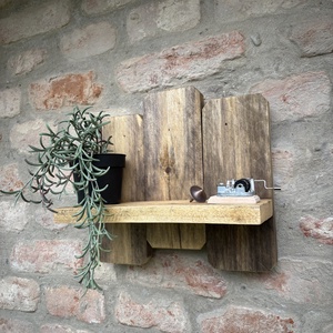 Új Handmade/Kézműves raklap fa Polc., Otthon & Életmód, Bútor, Polc, Famegmunkálás, MESKA