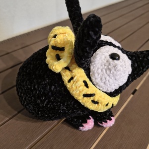 P-chan horgolt figura - játék & sport - plüssállat & játékfigura - malac - Meska.hu