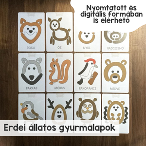 Erdei állatos gyurmalap csomag, Játék & Sport, Készségfejlesztő és Logikai játék, Oktató játékok, Fotó, grafika, rajz, illusztráció, MESKA