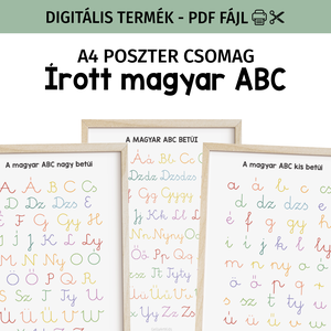 Magyar ABC poszter csomag - PDF, Otthon & Életmód, Dekoráció, Kép & Falikép, Poszter, Fotó, grafika, rajz, illusztráció, MESKA