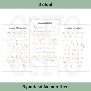 Magyar ABC poszter csomag - PDF - otthon & életmód - dekoráció - kép & falikép - poszter - Meska.hu