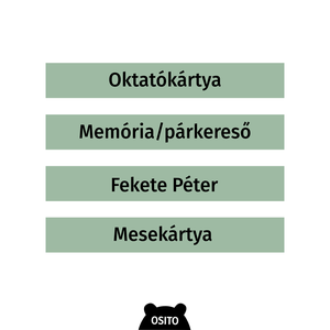 Az erdő állatai 4 az 1-ben kártyajáték - PDF - játék & sport - készségfejlesztő és logikai játék - oktató játékok - Meska.hu