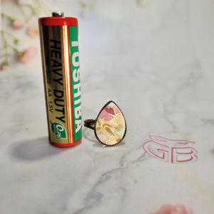 Zsolnay porceláncsésze új élete - ékszer - gyűrű - figurális gyűrű - Meska.hu