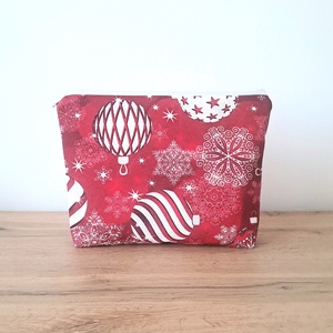 Karácsonyi mintás nagyméretű neszesszer, Táska & Tok, Neszesszer, Varrás, MESKA