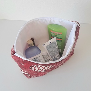 Karácsonyi mintás nagyméretű neszesszer - táska & tok - neszesszer - Meska.hu