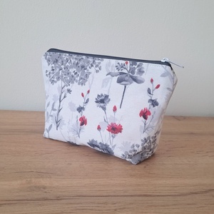 Virágmintás pamut neszesszer - táska & tok - neszesszer - Meska.hu