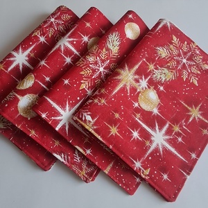 Karácsonyi tányéralátét szett - Meska.hu