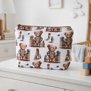 Nagyméretű mackós vízálló neszesszer, Táska & Tok, Neszesszer, Varrás, MESKA