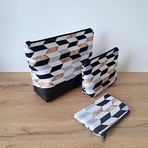 Nagyméretű modern neszesszer - táska & tok - neszesszer - Meska.hu