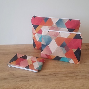 Modern mintás neszesszer szett - Meska.hu