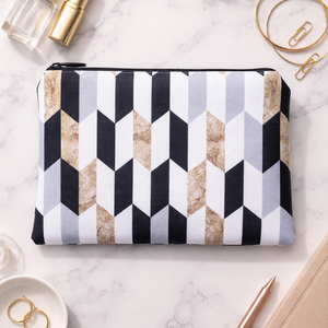 Geometria mintás neszesszer - Meska.hu