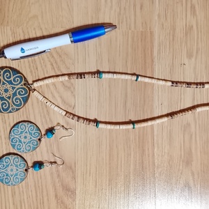 Mandala mintás nyaklánc és fülbevaló  - esküvő - ékszer - ékszerszett - Meska.hu Mandala mintás nyaklánc és fülbevaló  - esküvő - ékszer - ékszerszett - Meska.hu