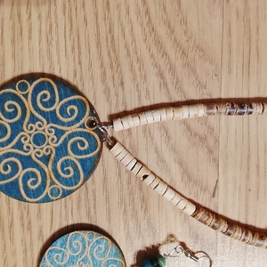 Mandala mintás nyaklánc és fülbevaló  - esküvő - ékszer - ékszerszett - Meska.hu Mandala mintás nyaklánc és fülbevaló  - esküvő - ékszer - ékszerszett - Meska.hu