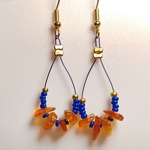 Fülbevaló ásvánnyal , Ékszer, Fülbevaló, Lógó fülbevaló, Mindenmás, MESKA