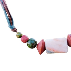 Unakit, fagyöngy köves nyaklánc, nyakék , Ékszer, Nyaklánc, Gyöngyös nyaklánc, Ékszerkészítés, MESKA