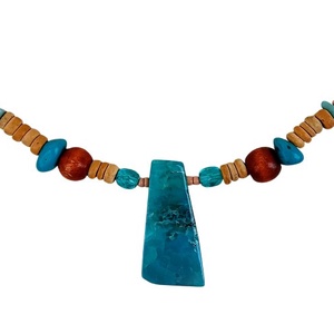 Türkiz nyaklánc, nyakék , Ékszer, Nyaklánc, Gyöngyös nyaklánc, Ékszerkészítés, MESKA