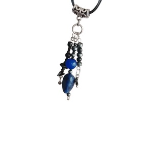 Kék ásvány medálos nyaklánc  - Meska.hu