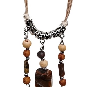 Nyaklánc ásványos medállal. - Meska.hu