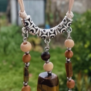 Nyaklánc ásványos medállal. - ékszer - nyaklánc - medál - Meska.hu