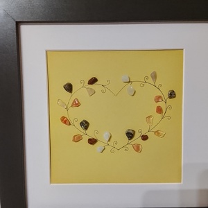 Féldrágakő falikép  - otthon & életmód - dekoráció - kép & falikép - kavics kép - Meska.hu