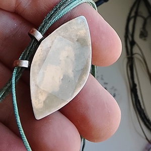 Ezüst medálos nyaklánc - ékszer - nyaklánc - gyöngyös nyaklánc - Meska.hu