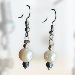 Fülbevaló igazgyöngyből , Ékszer, Fülbevaló, Lógó fülbevaló, Mindenmás, MESKA