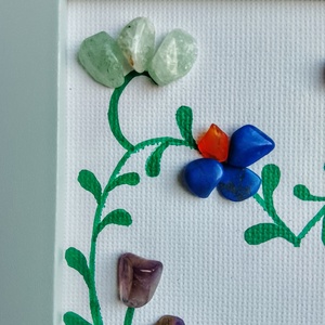 Szívecske mintás ásvány kép - Meska.hu