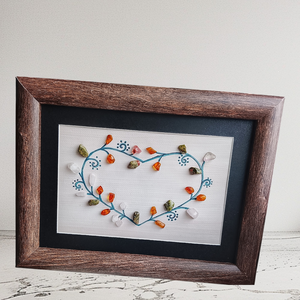 Féldrágakő falikép , Otthon & Életmód, Dekoráció, Kép & Falikép, Kavics kép, , MESKA