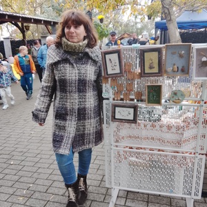 Virágos kavicskép féldrágakövekből , Otthon & Életmód, Dekoráció, Kép & Falikép, Kavics kép, , MESKA