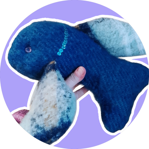 Varrott puha játék hal újrahasznosított anyagból , Játék & Sport, Plüssállat & Játékfigura, Hal, , MESKA