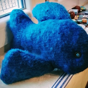 Varrott puha játék hal újrahasznosított anyagból  - játék & sport - plüssállat & játékfigura - hal - Meska.hu