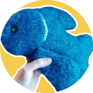 Varrott puha játék hal újrahasznosított anyagból , Játék & Sport, Plüssállat & Játékfigura, Hal, , MESKA