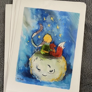 Kisherceg print A/4 méretben, Művészet, Festmény, Akvarell, , MESKA