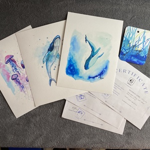 Tengeri kollekció - művészet - festmény - festmény vegyes technika - Meska.hu