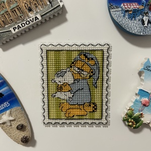 Garfield hűtőmágnes  - otthon & életmód - konyhafelszerelés, tálalás - konyhai dekoráció - hűtőmágnes - Meska.hu