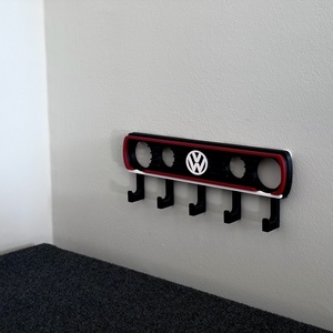 VW Golf Mk 2 fali tartó - otthon & életmód - dekoráció - fali és függő dekoráció - fali kulcstartó - Meska.hu