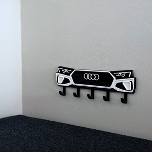 AUDI fali tartó - otthon & életmód - dekoráció - fali és függő dekoráció - fali kulcstartó - Meska.hu