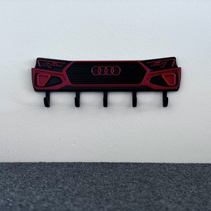 AUDI fali tartó - otthon & életmód - dekoráció - fali és függő dekoráció - fali kulcstartó - Meska.hu