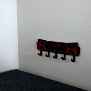 AUDI fali tartó - otthon & életmód - dekoráció - fali és függő dekoráció - fali kulcstartó - Meska.hu