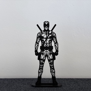 Geometrikus Deadpool Asztali Dekoráció � A Merc with a Mouth modern stílusban - Meska.hu