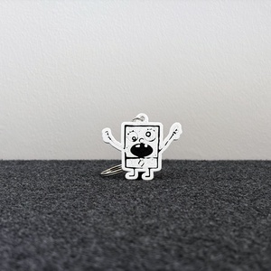 FirkaBob (DoodleBob) Kulcstartó � A rajzfilmvilág legcukibb bajkeverője - Meska.hu