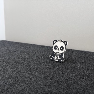 Coffee Panda Kulcstartó � A napindító kedvesség - táska & tok - kulcstartó & táskadísz - kulcstartó - Meska.hu