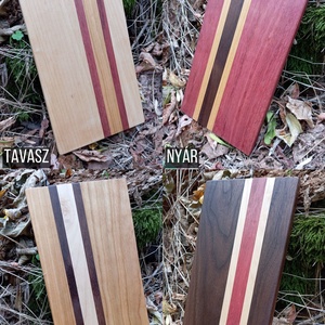 Négy Évszak Vágódeszka - Szett - otthon & életmód - konyhafelszerelés, tálalás - sütés, főzés - vágódeszka - Meska.hu